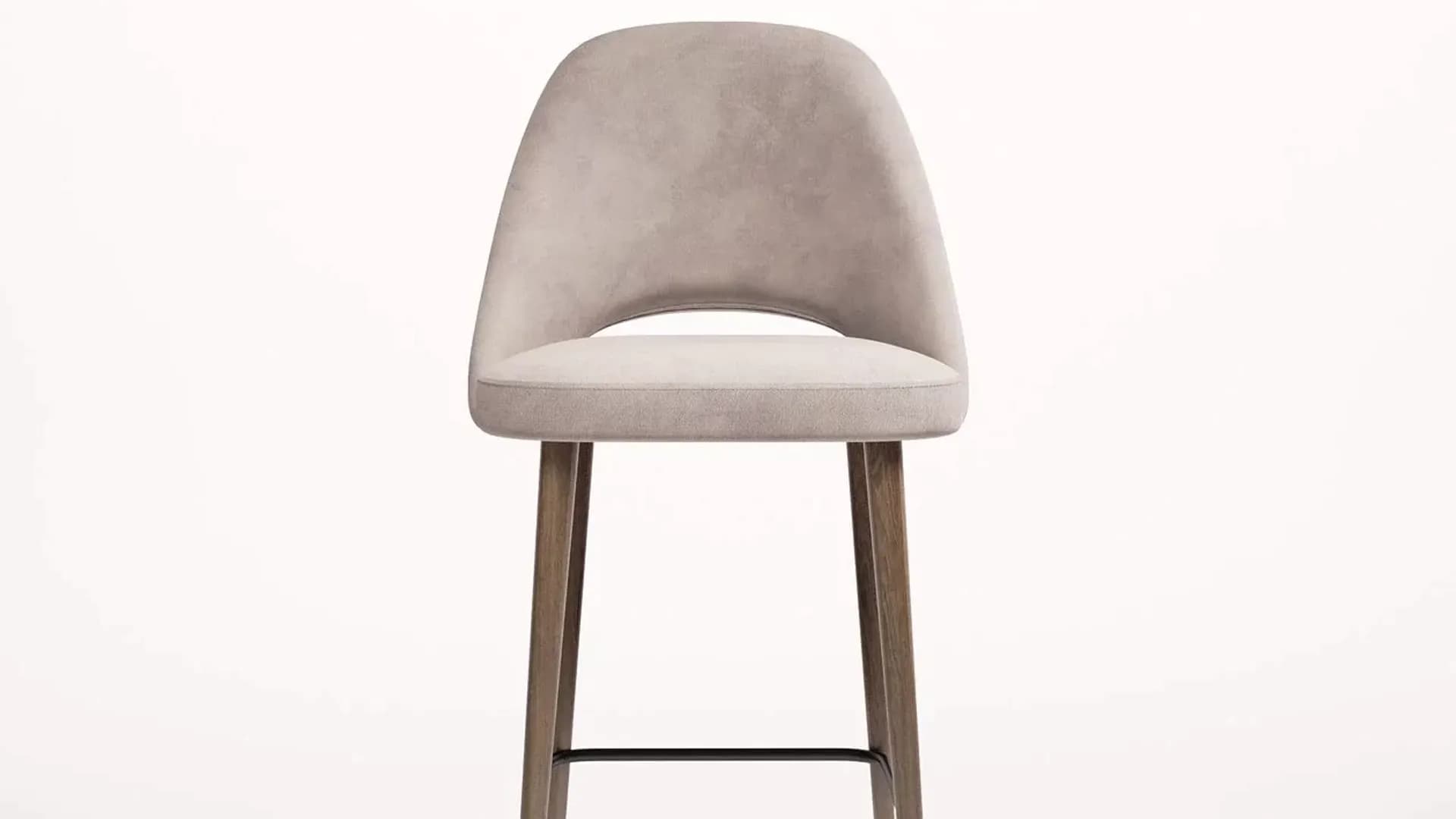 Scaun de bar MALTA WOOD 2