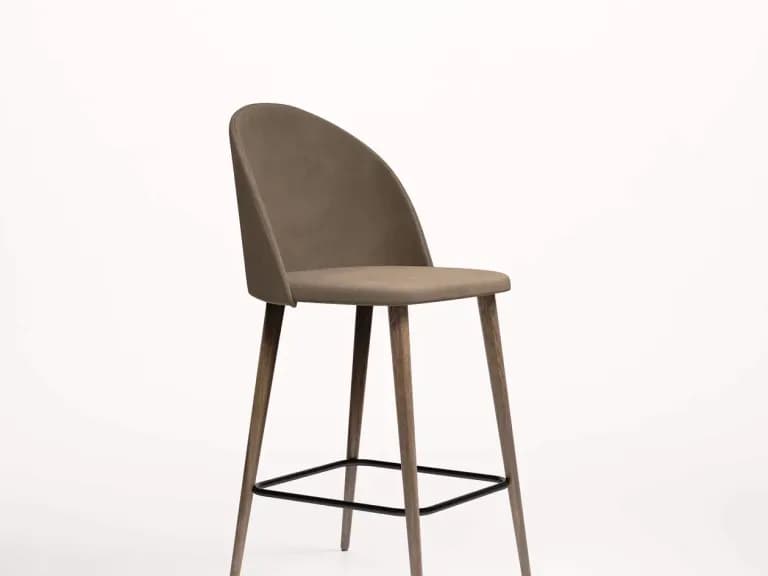 Scaun de bar ENNA LIGHT WOOD