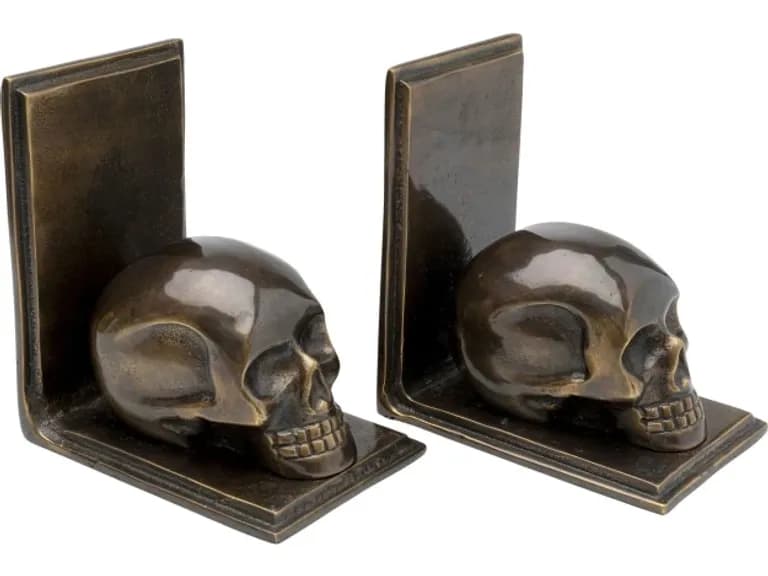 Suport pentru cărți SKULL ANTIQUE 2