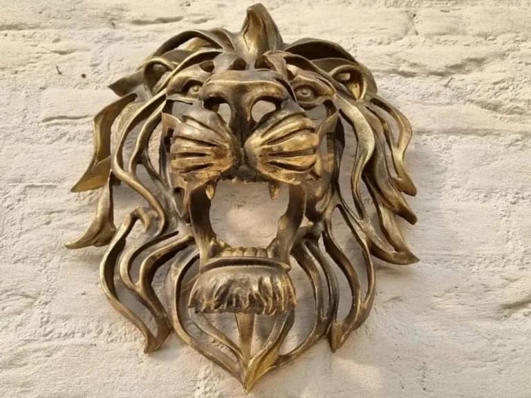 Decor de perete LION HEAD H30CM 2