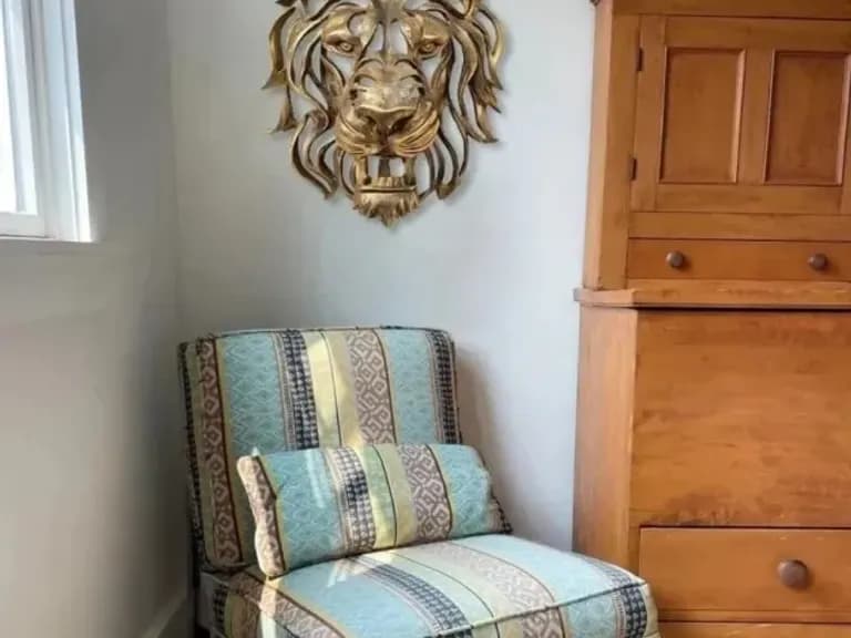 Decor de perete LION HEAD H30CM 4