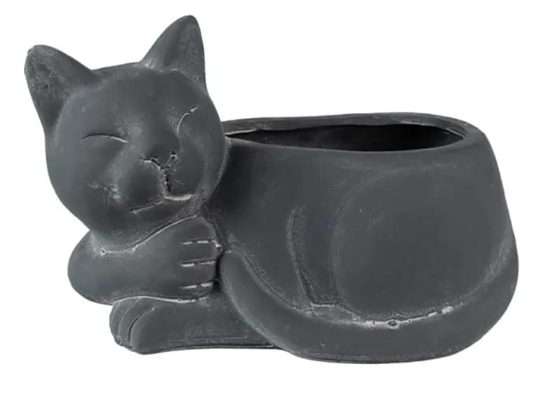 Ghiveci decorativ DARK KITTY 26CM 2