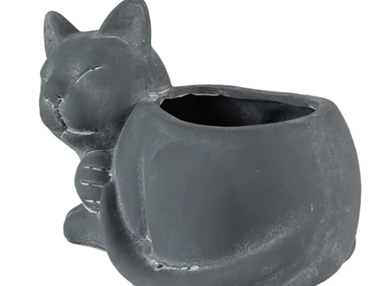 Ghiveci decorativ DARK KITTY 26CM 3