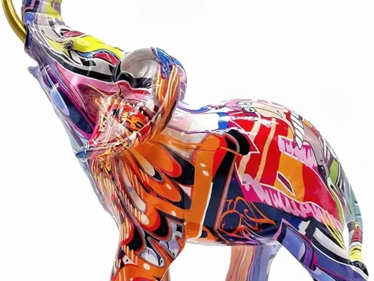 Figurină GRAFFITI ELEPHANT 17CM 2