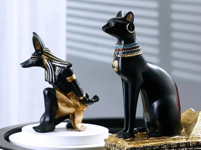 Suport pentru vin EGYPTIAN CAT 25CM 2