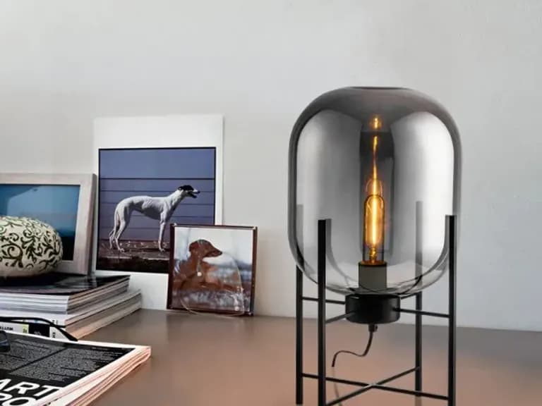 Corp de iluminat GLASS OVAL SMOKY GREY 5