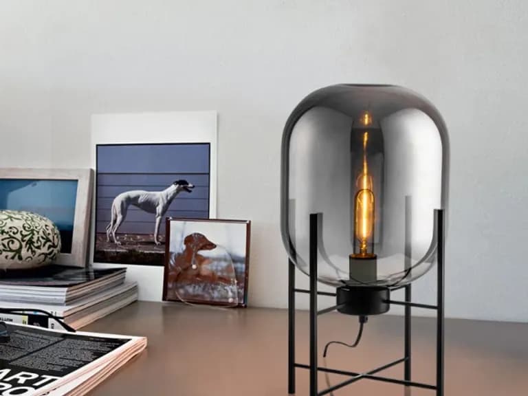 Corp de iluminat GLASS OVAL SMOKY GREY 5