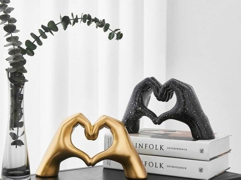 Figurină Gold Heart 3