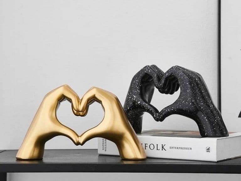 Figurină Gold Heart 2