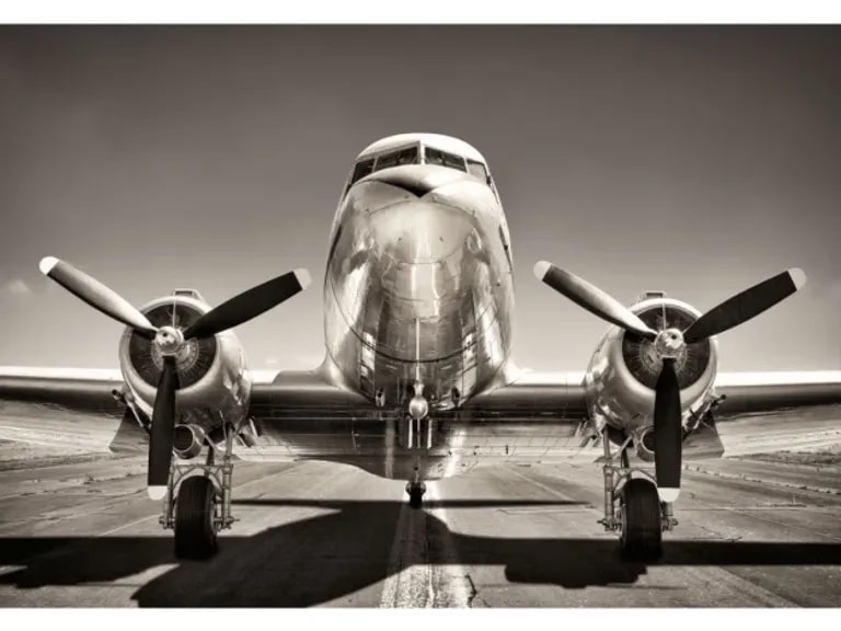 Tablou pe sticlă AIRPLANE 80X120cm