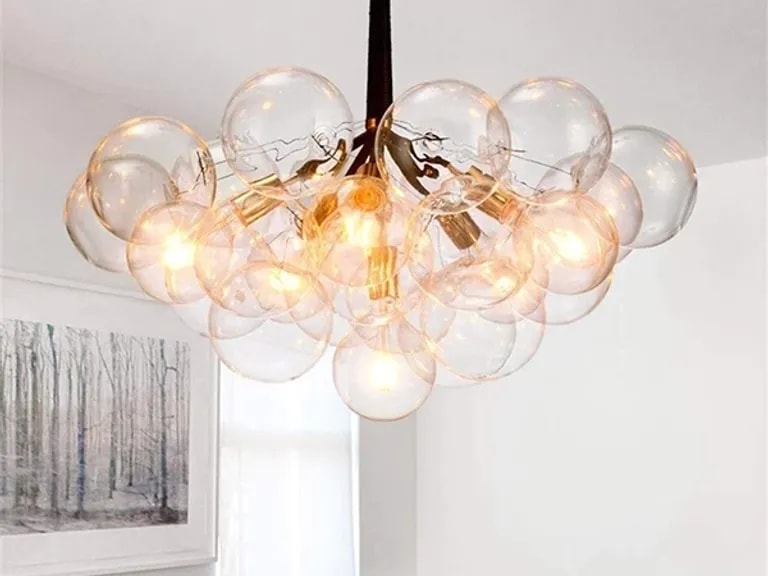 Lustru BUBBLES BLACK D65 14P