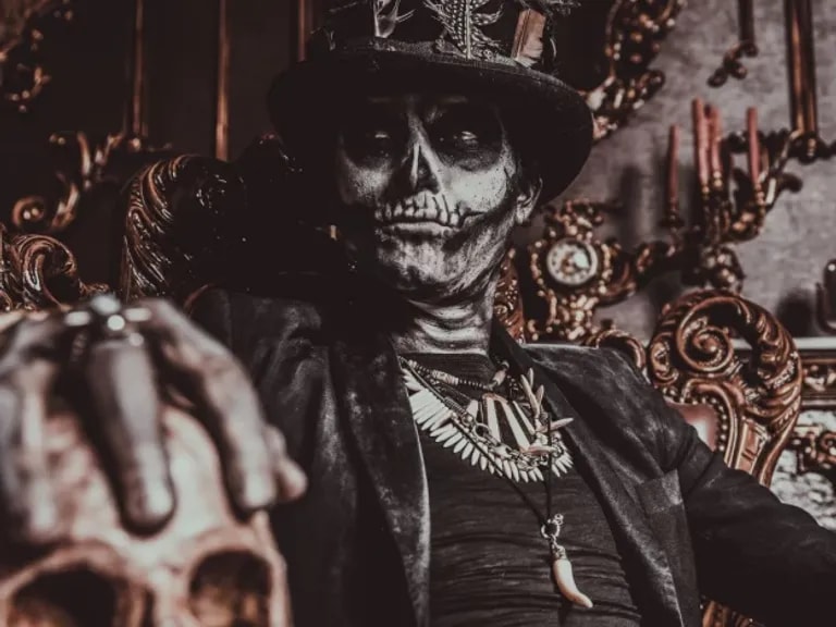 Tablou pe sticlă SKULL MAN 80X120cm