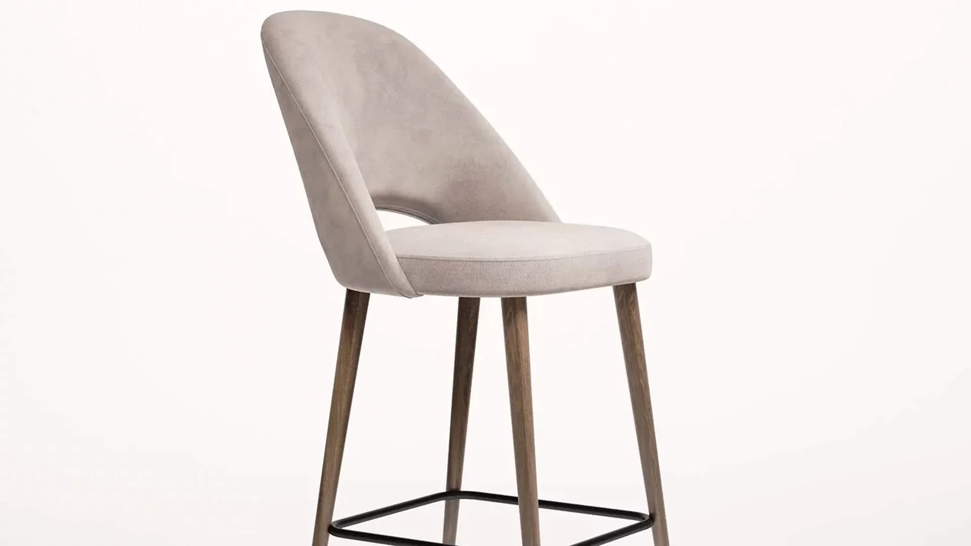 Scaun de bar MALTA WOOD