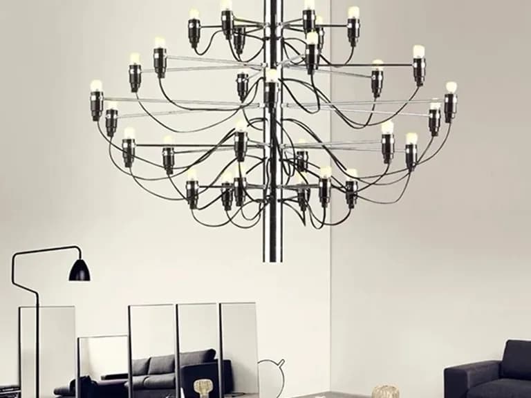 Lustru CHANDILIER SILVER D80/H60